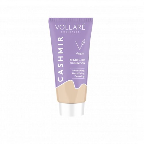 Fond de ten Vegan, matifiant, Cashmir Vollare Cosmetics, 30ml, 401 Ivory