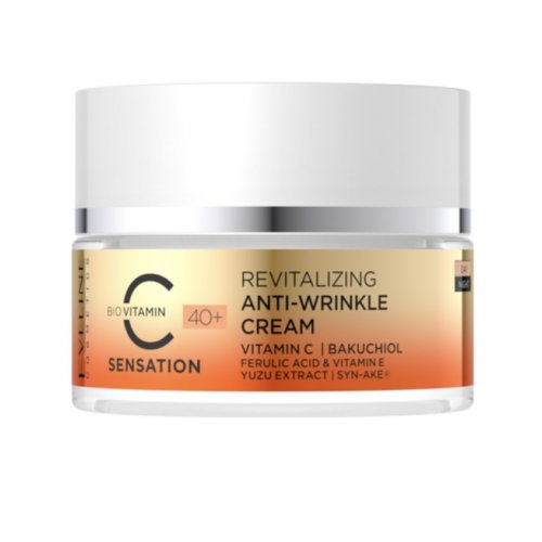 Cremă pentru fermitatea tenului 40+ Eveline Cosmetics C Sensation Intensly Firming Wrinkle Filling Cream,  50ml