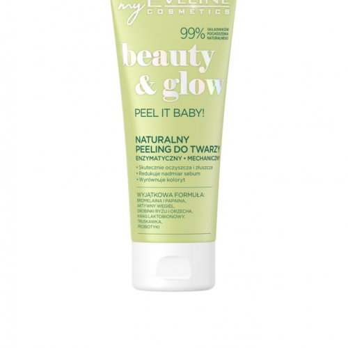 Scrub de fata Beauty and Glow, Peel it Baby, Eveline Cosmetics